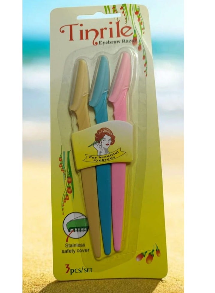 ماكينة حلاقة للحواجب  وشعر الوجه تينرايل مكونة من 3 قطع في كل عبوة  -قطعة واحدة - Image 1