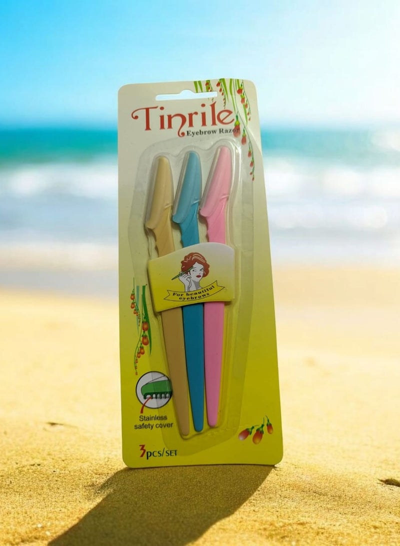 ماكينة حلاقة للحواجب  وشعر الوجه تينرايل مكونة من 3 قطع في كل عبوة  -قطعة واحدة - Image 2
