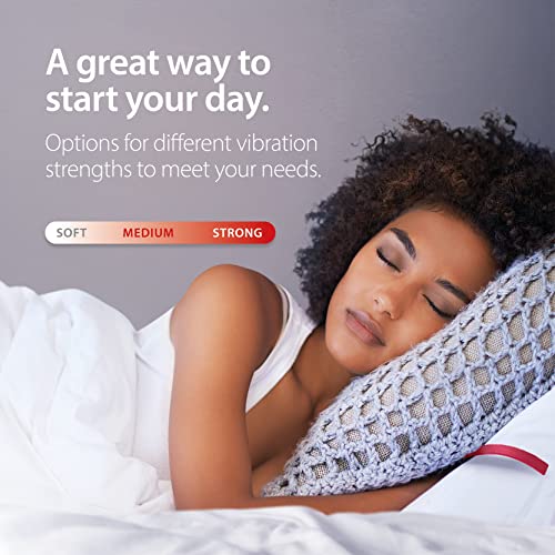 Bellman & Symfon Vibio Bluetooth Bed Shaker – Silent Vibrating Travel Alarm Clocks for Heavy Sleepers – Portable Rechargeable Clock with Multiple Alarms, Call and Message Alerts Easy to Pack for Trips - Image 3