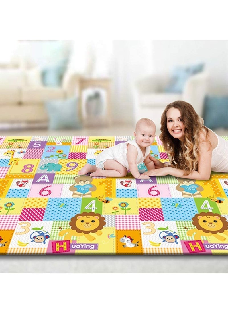 WAMBORY Play Mat, 200 * 180 CM Playmat, Baby Play Mat for Floor Play, Extra Thick Kids Crawling Mat, Water Proof and Reversible Large Soft for Toddler - Image 2