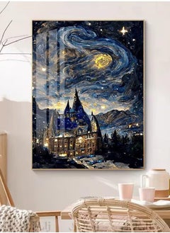 SYOSI Diamond Painting, Diamond Art Painting Kits for Adults Kids, Diamond Painting Moon Kits, DIY Full Drill Crystal Rhinestone, Home Wall Decor Art DIY Crafts Kits Perfect for Gift(Without Frame)  - Image 3
