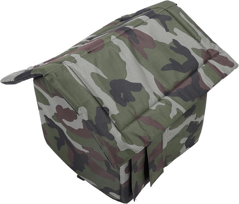 Generic Outdoor Cat House, Collapsible Outdoor Cats Shelter, Water Weather Proof Insulated Feral Warm Shelter with Mat, Easy to Assemble, Small Pets House for Winter (L) - Image 3