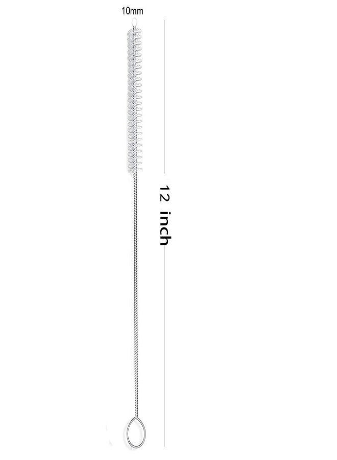 desin Long Straw Brush, Nylon Flexible,Reusable Pipe Tube Cleaner 12-ihch X 2/5-inch Set of 10 - Image 2