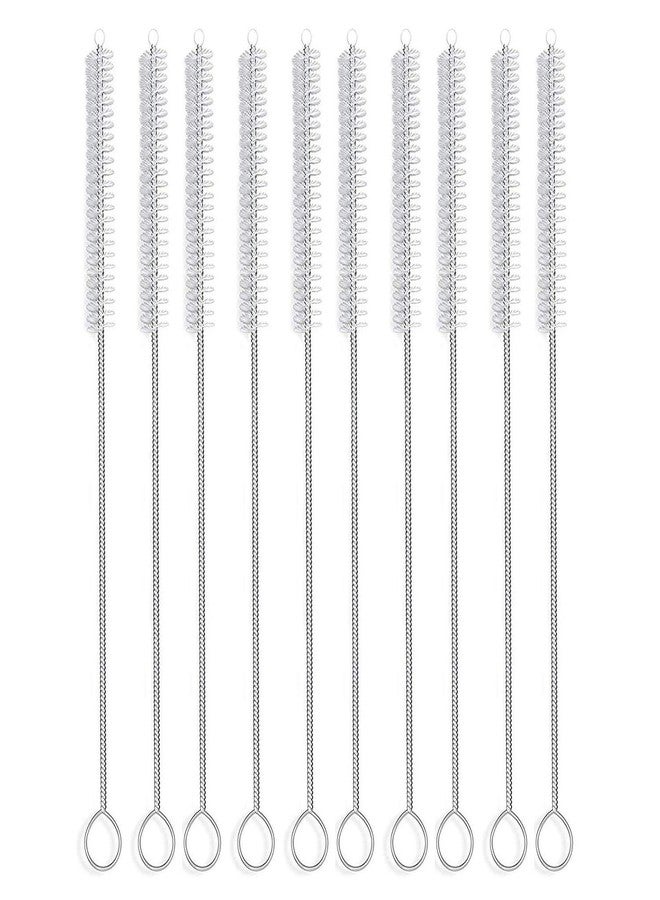 desin Long Straw Brush, Nylon Flexible,Reusable Pipe Tube Cleaner 12-ihch X 2/5-inch Set of 10 - Image 1