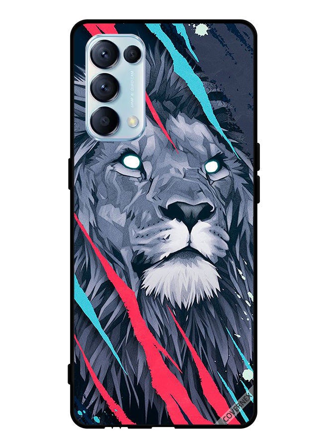 Covernex Protective Case Cover For Oppo Reno5 Pro 5G Lion King Art - Image 1