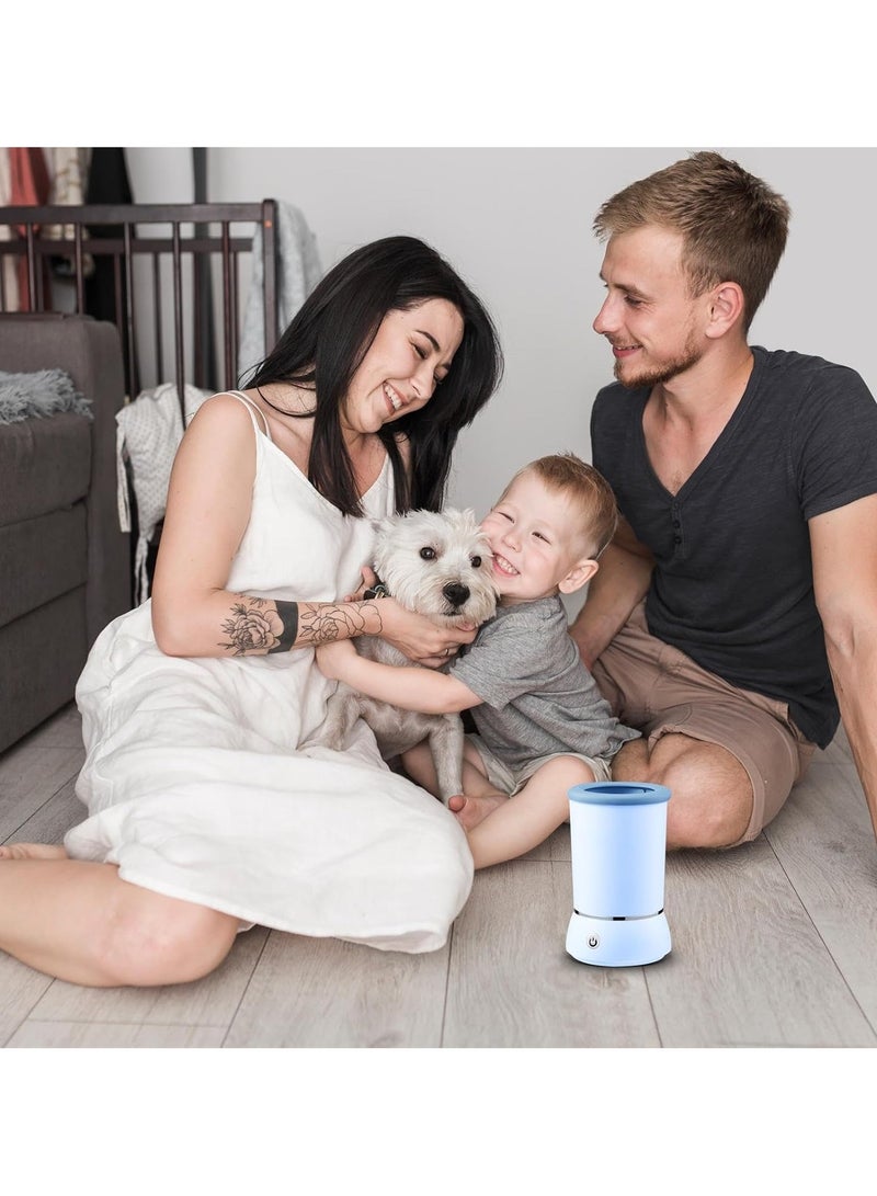 general Dog Portable Electric Foot Wash Cup with Soft Silicone Bristles Microfiber Towel for Easy Cleaning Dog Paw Washer Small or Medium Dogs - Image 4