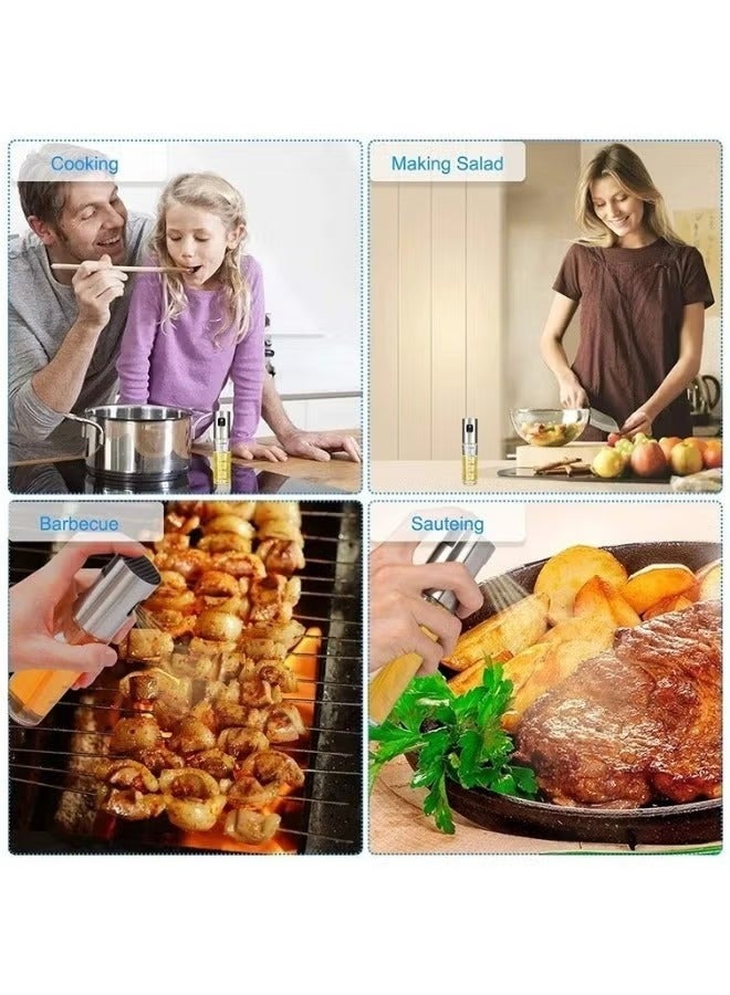 بخاخة زيت للطهي موزع زيت للمطبخ زجاج 100ملى  - Image 3