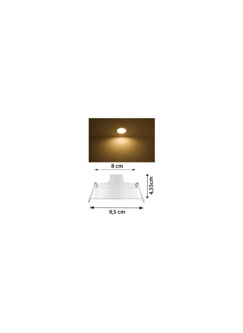 فيليبس فيليبس مصباح LED مدمج بقوة 3.5 واط من Meson 3000K لإضاءة المتاجر بقطر 8 سم  - Image 2