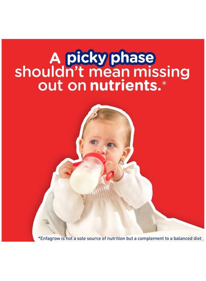 Enfagrow PREMIUM Toddler Nutritional Drink, Made with Real Milk, Brain-Building Omega-3 DHA, Nutrients and Prebiotics for Growth & Immune Support, Non-GMO, Toddler Milk Powder, 32 Oz Can, 6 Count - Image 2