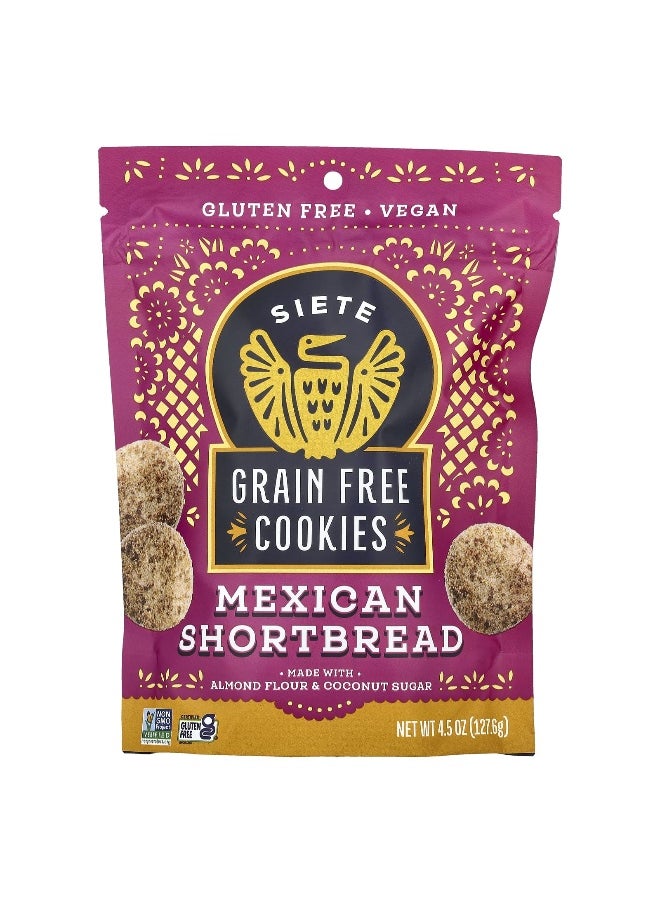 SIETE Siete, Grain Free Cookies, Mexican Shortbread , 4.5 oz (127.6 g)  - Image 1