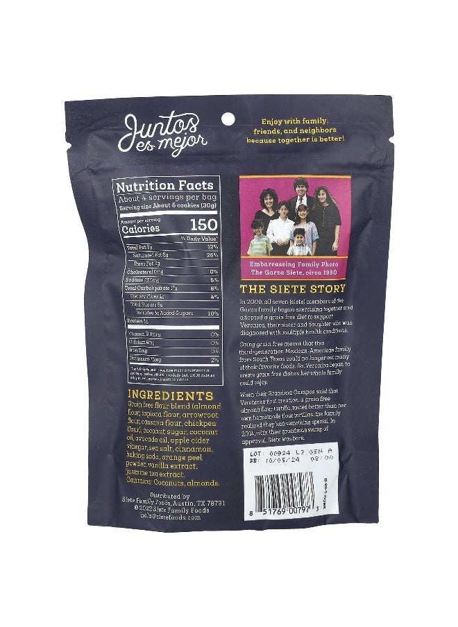 SIETE Siete, Grain Free Cookies, Mexican Shortbread , 4.5 oz (127.6 g)  - Image 2