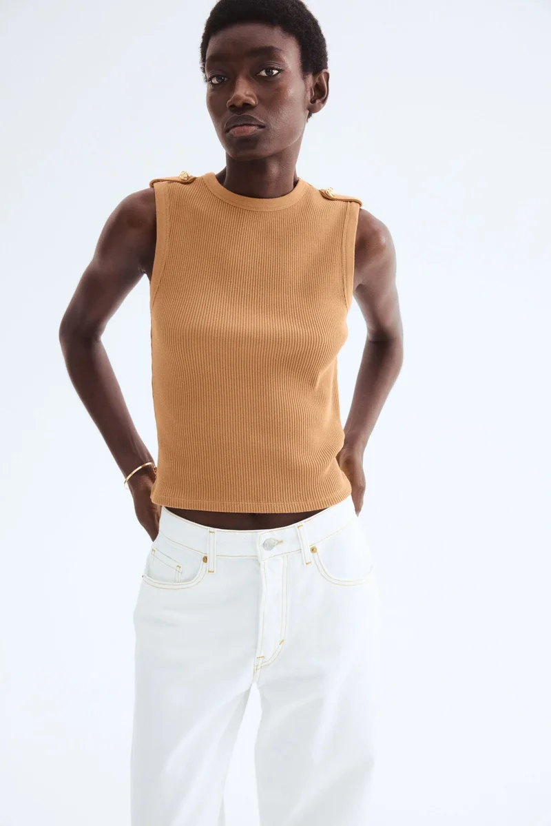 H&M Ribbed vest top