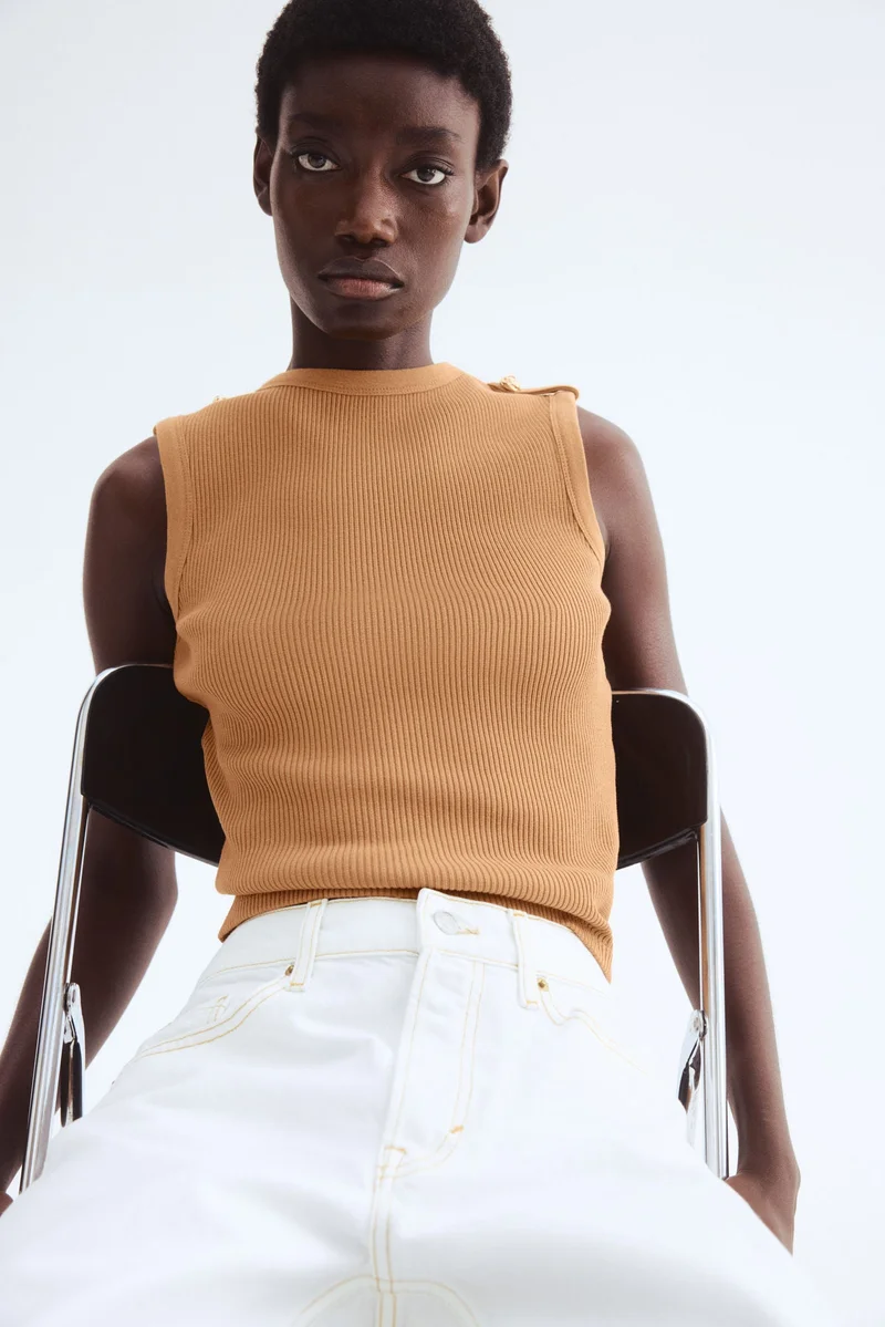 H&M Ribbed vest top