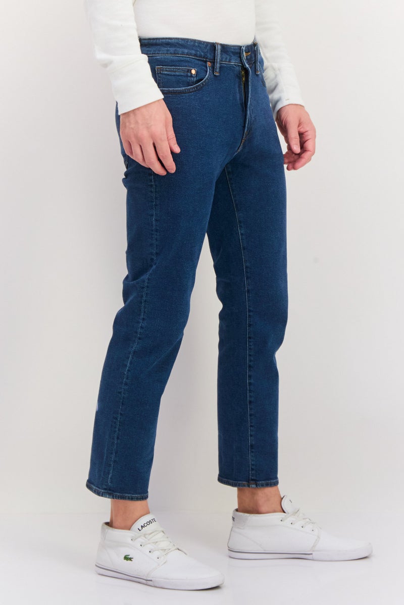 GAP جينز رجالي بقصة عادية قابل للتمدد، أزرق - Image 4