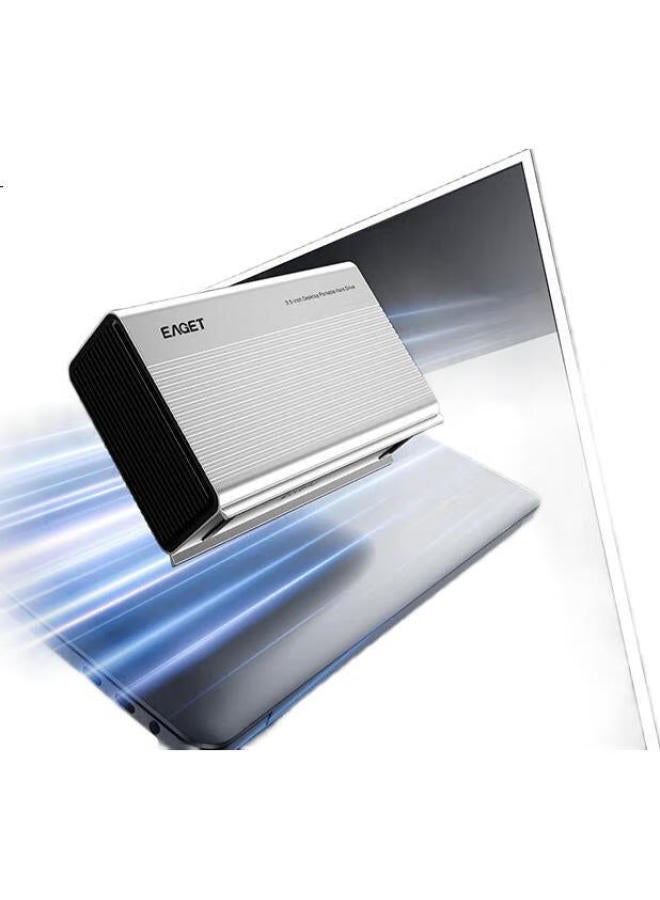 EAGET Eaget 24Tb Portable Desktop Storage Type-C 3.1 High-Speed Dual-Disk Large Capacity Storage 3.5-Inch - Image 2