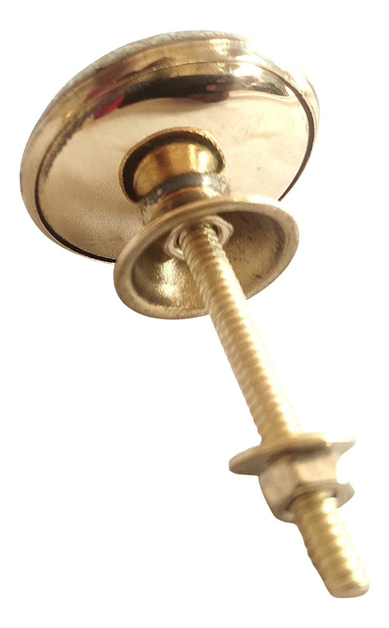 Artshai Artshai Beautiful Design Brass Decorative Round Shape Cabinet Cup Board Drawer knob Size65x4x4 CM 6  - Image 2