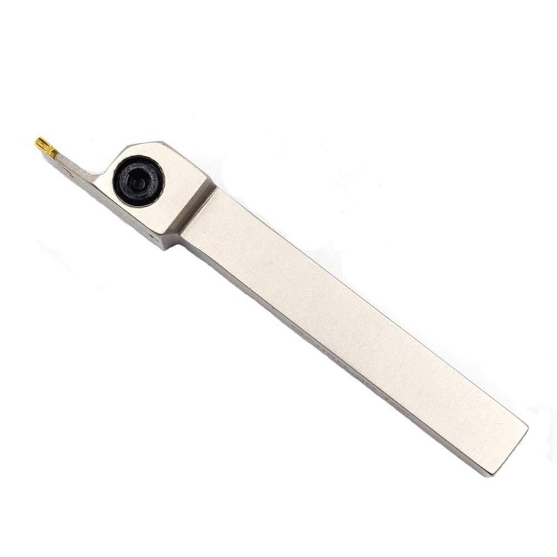 OSCARBIDE 1/2"x1/2"Indexable Parting Grooving Holder,QA08R-20 Heavy Duty Nickel Plated Right -Hand Lathe Cut Off Tool with Carbide Insert GTN-2, 1 Piece - Image 4