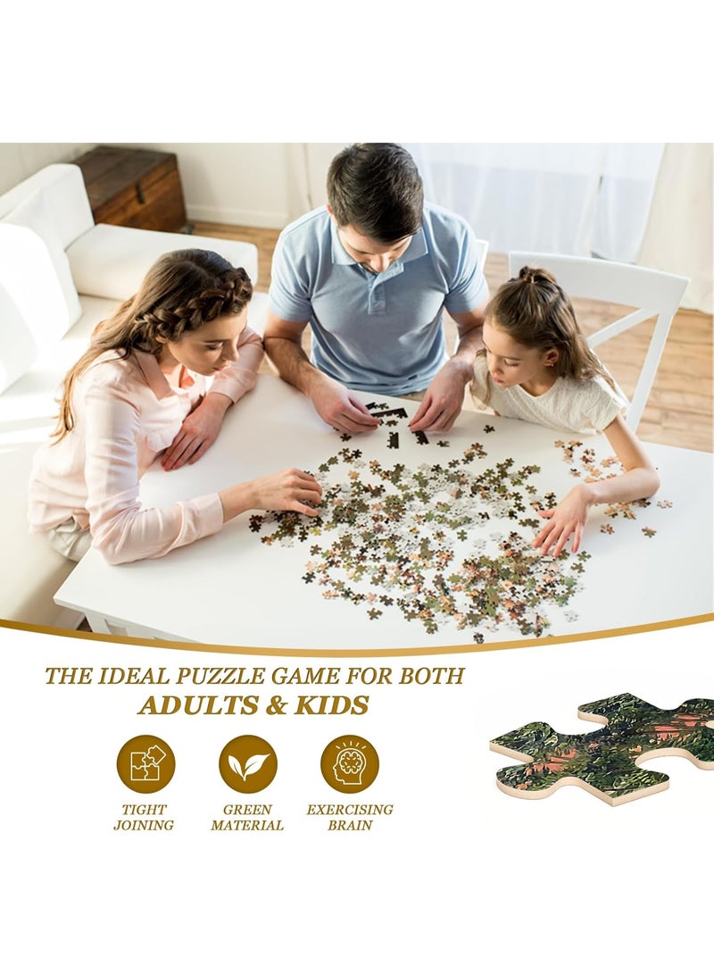 Deluxe 1000 Piece Swans Puzzle for ages 8+ - Perfect as a stylish gift or a special family activity - Each piece is carefully designed to fit seamlessly - Not just a puzzle... it's a work of art you can put together! - Image 4