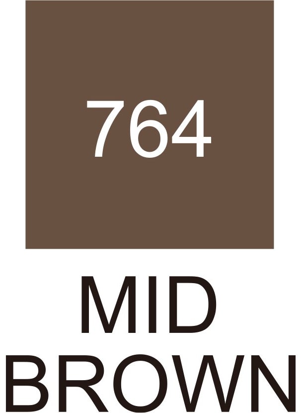 Zig Kurecolor Fine&brush For Manga Double Sided Pencil N:764 Mid Brown  - Image 2