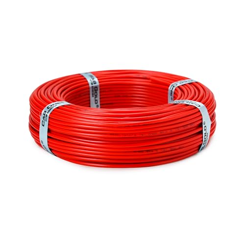 CabONE Lite 2.5 Sq mm Electrical Wire - 90m Blue Single Core CCA Copper Wire | Fire Retardant PVC Insulation for Domestic Wiring Red - Image 5