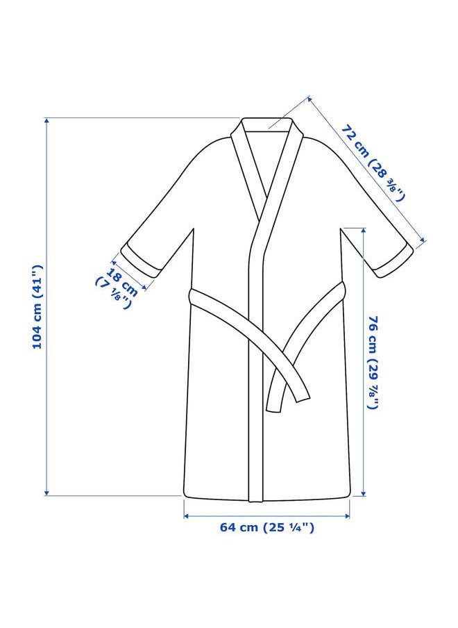 erorex - Bath Robe, Grey, S/M - Image 1