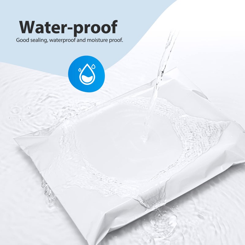 Fuxury 1000 Pack 10x13" Poly Mailers Bulk,Heavy Duty Shipping Bags for Clothes,Strong Adhesive Self Seal Poly Mailing Envelopes for Postage Return Books Business(White) - Image 5