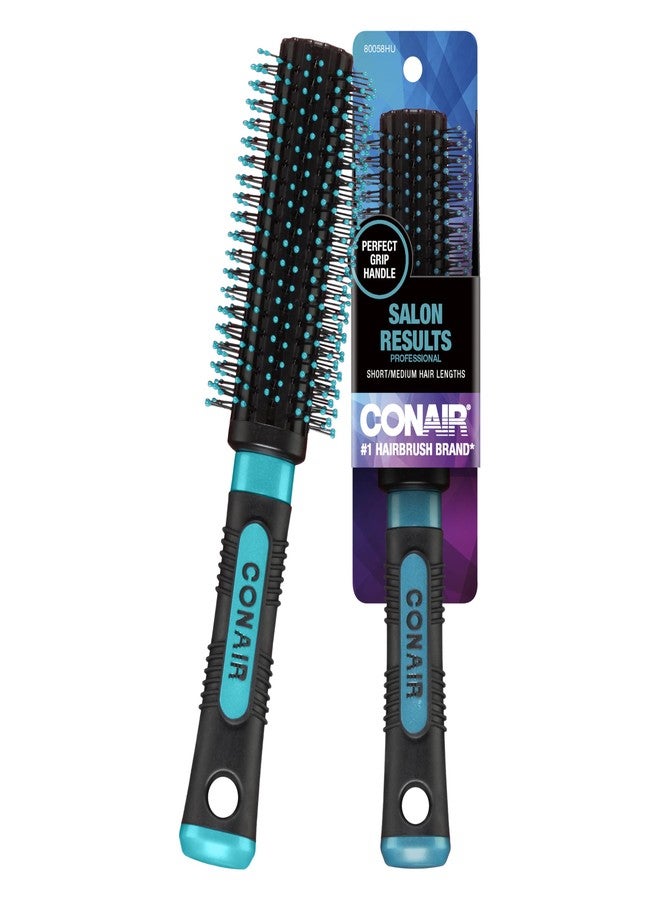 Conair Salon Results Round Brush - Nylon Bristle Hairbrush for Blowout Styling - Image 1