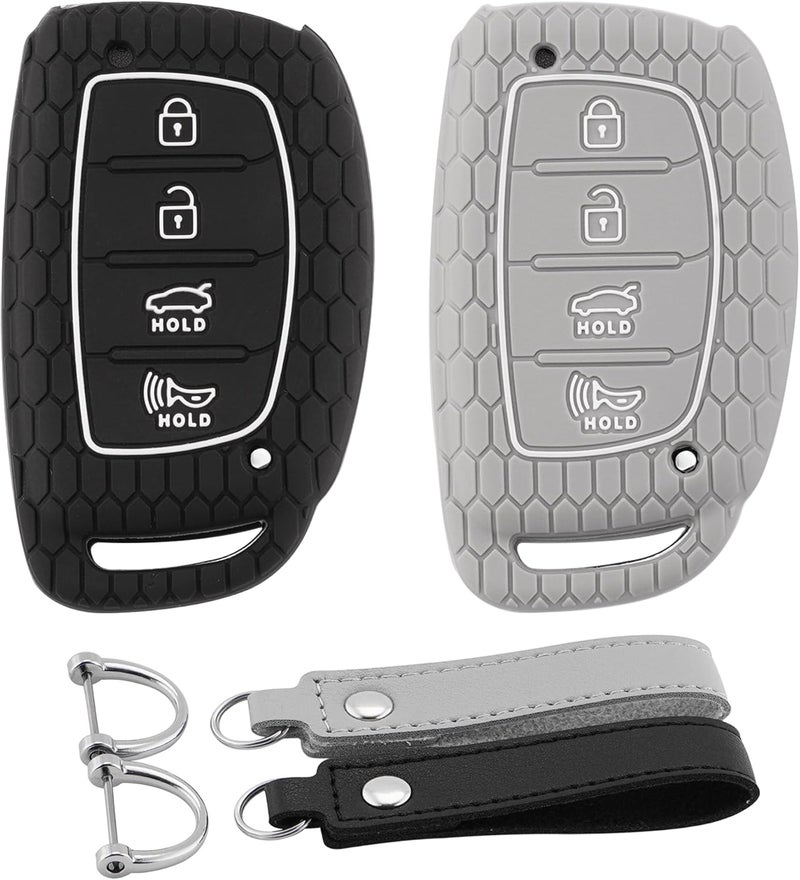 Koaudb Silicone Key Fob Cover for Hyundai - Image 1