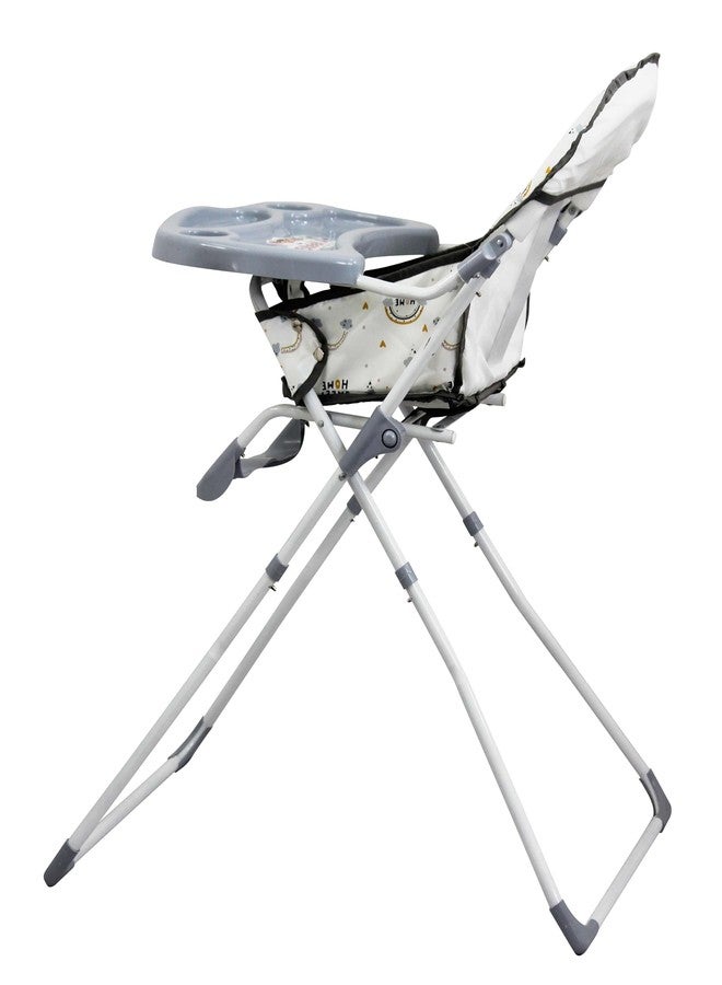 EVOLIFE Premium Adjustable Baby High Chair | Stylish | Easy-to-Clean | Feeding Chair for Infants & Toddlers | Baby Eating Chair | Secure Harness | Modern Dining Solution | Booster Seat (Grey) (Grey) - Image 2