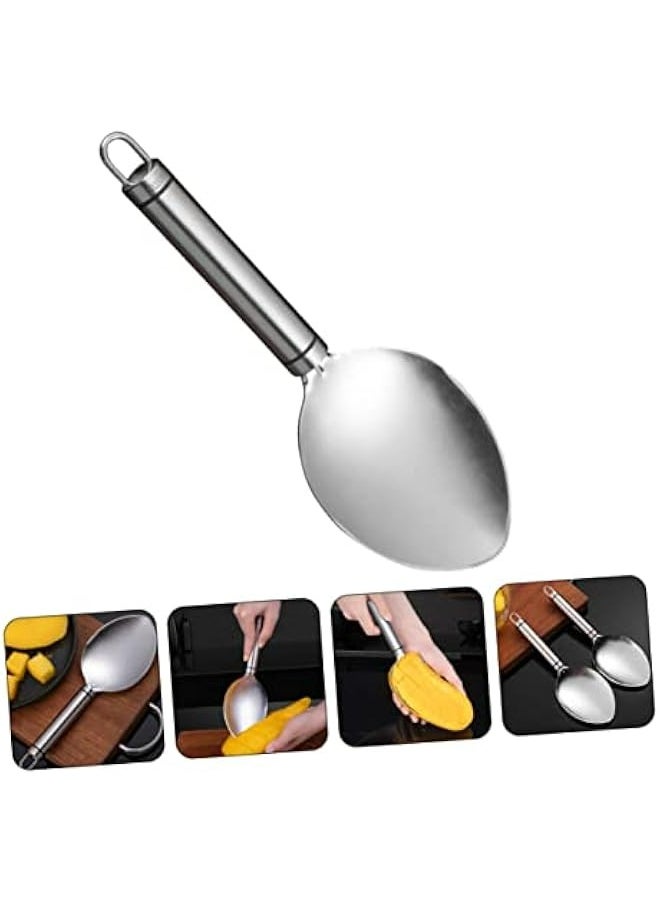 Generic - Stainless Steel Mango Cutter and Avocado Spoon Set for Peeling, Coring, and Separating Fruit - Tangerine Tool for Easy Prep and Removal of Cores - Image 1