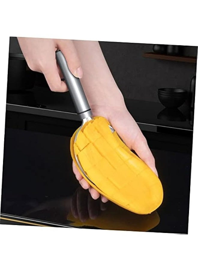 Generic - Stainless Steel Mango Cutter and Avocado Spoon Set for Peeling, Coring, and Separating Fruit - Tangerine Tool for Easy Prep and Removal of Cores - Image 1