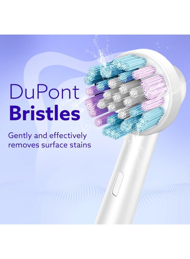 AGARO Cosmic Oscillating Electric Toothbrush Refill Heads, Soft Bristles for Cleaning, Pack of 4 Brush Heads for Daily Oral Care,Compatible with AGARO Cosmic Plus & Cosmic Ultra Oscillating Toothbrush - Image 2