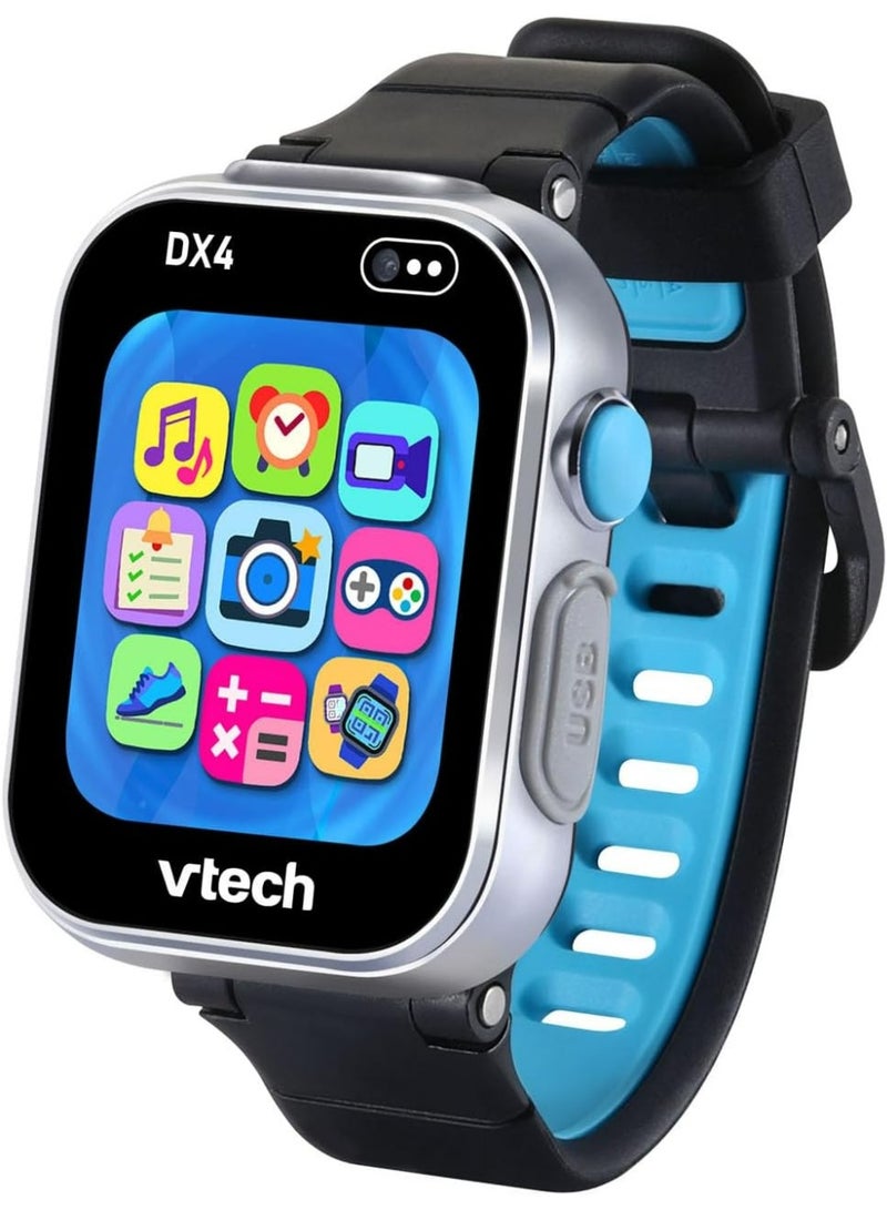 VTech KidiZoom Smartwatch DX4 Black - Camera & Games, Video Recorder, Voice Changer - Image 1
