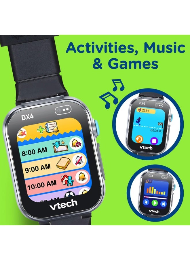VTech KidiZoom Smartwatch DX4 Black - Camera & Games, Video Recorder, Voice Changer - Image 4