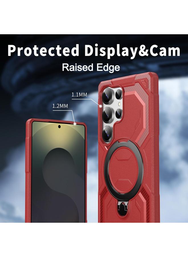 اس-توب جراب لهاتف Samsung Galaxy S24 Ultra 5G مع حامل MagSafe غير لامع - Image 4