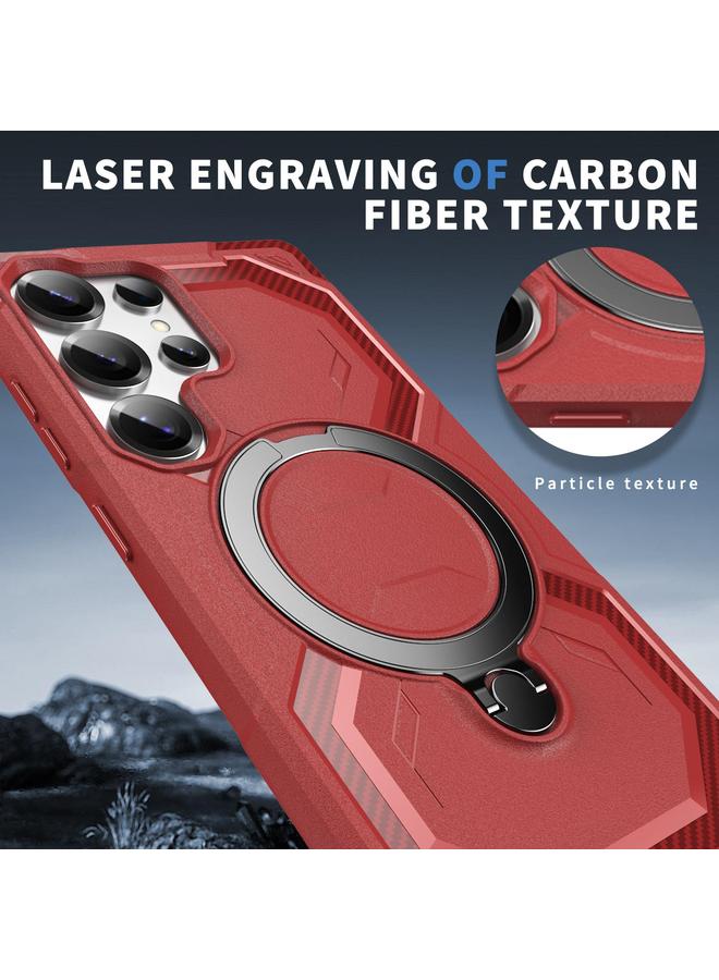 اس-توب جراب لهاتف Samsung Galaxy S24 Ultra 5G مع حامل MagSafe غير لامع - Image 5