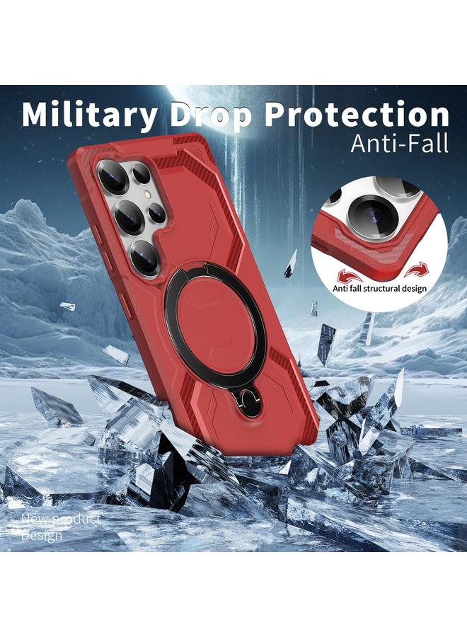 اس-توب جراب لهاتف Samsung Galaxy S24 Ultra 5G مع حامل MagSafe غير لامع - Image 3