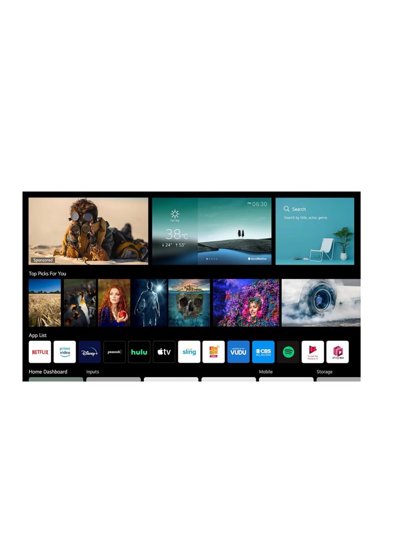 سرين شاشة SREEN الذكية 86 بوصة QLED – دقة 4K UHD، نظام WebOS، وجهاز تحكم Magic Remote - Image 2