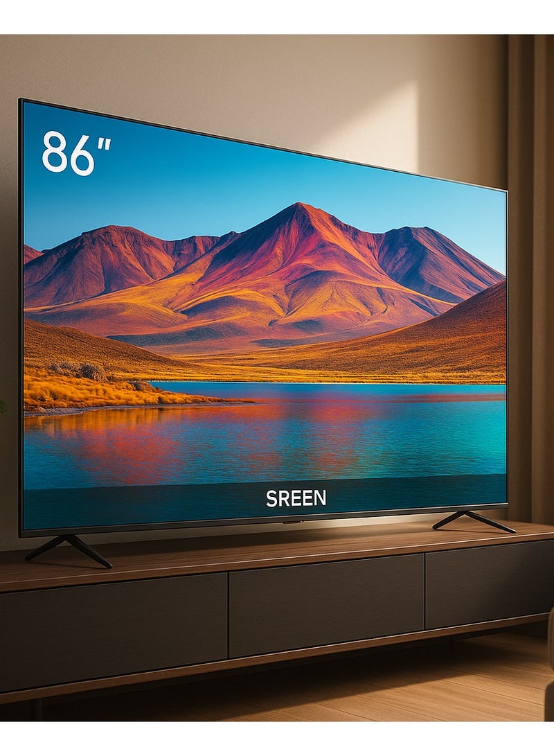 سرين شاشة SREEN الذكية 86 بوصة QLED – دقة 4K UHD، نظام WebOS، وجهاز تحكم Magic Remote - Image 4