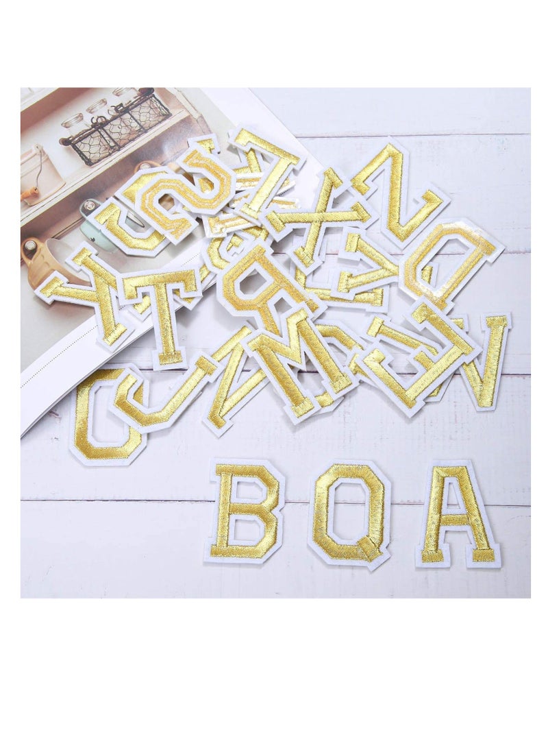 Iron on Letter Patches, Alphabet Applique Patches or Sew Appliques with Embroidered Patch A-Z Badge Decorate Repair for Hats Shirts Shoes Jeans Bags - Image 4