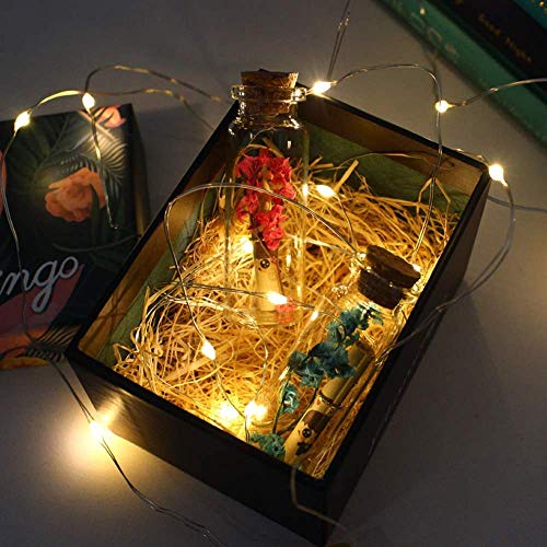 eS³kube Lovely Mini 1Ml Glass Wish & Message Bottles, Tiny Glass Bottles With Wood Cork Stopper For Wedding Favors, Halloween Decorations, DIY Craft - Pack Of 12 Pcs Empty Bottles, Transparent - Image 4