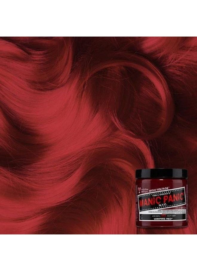 Manic Panic - Vampire Red Hair Dye - Classic High Voltage - Semi Permanent Deep, Blood Red Hair Color - Vegan, PPD And Ammonia Free (4oz) - Image 1