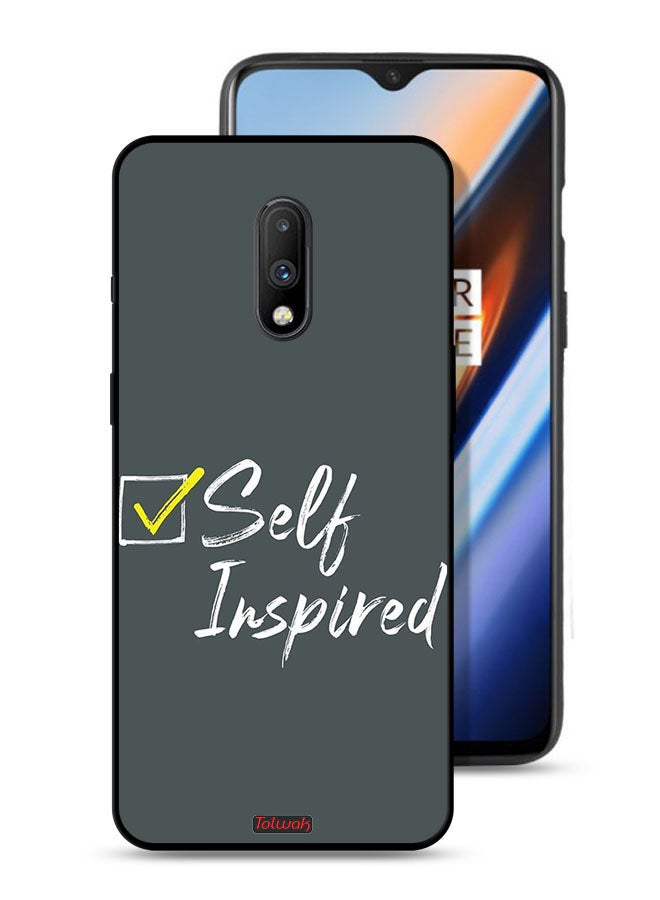 Tolwak OnePlus 7 Protective Case Cover Self Inspired - Image 1