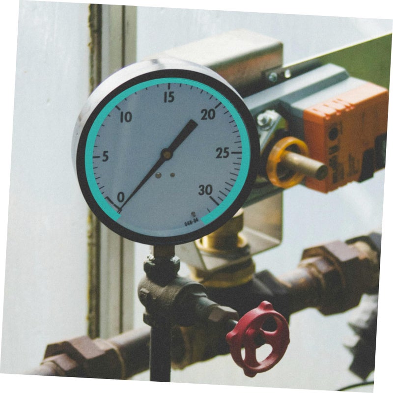 Pressure Gauge Stickers Reflective Adhesive Labels 5 Sheets Industrial Use Easy Reading - Image 5