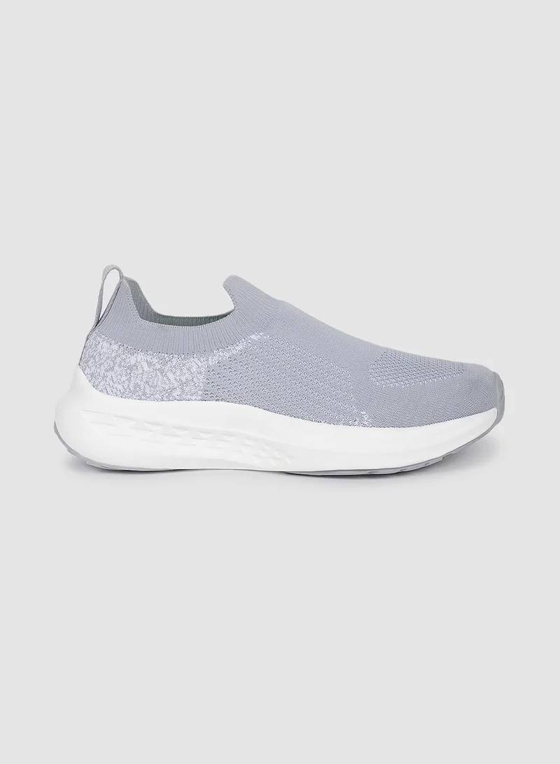 CAMPUS Women's Grey Slip On Shoes - Lightweight Shoes, Minimalist Designed for Elegance