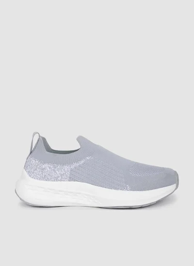 CAMPUS Women's Grey Slip On Shoes - Lightweight Shoes, Minimalist Designed for Elegance