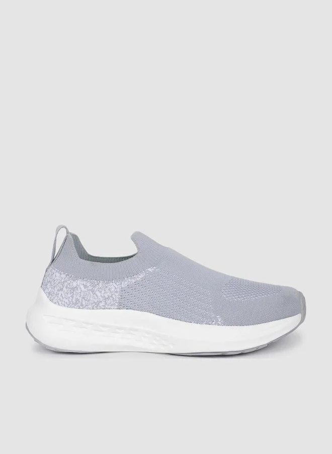 Campus Women's Grey Slip On Shoes - Lightweight Shoes, Minimalist Designed for Elegance