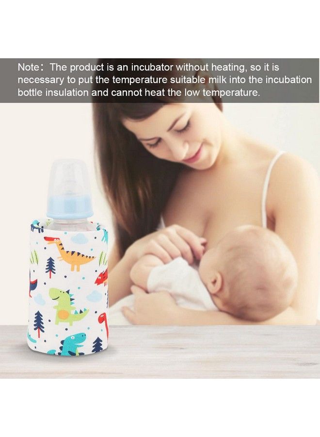 GOTOTOP Bottle Warmer Bag Bottle Warmer Case Milk Warmer Portable Cooler Bag With Usb Charging Port For Baby Care(Dinosaur)  - Image 3