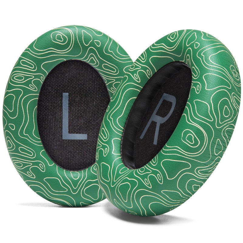 WC Wicked Cushions Upgraded Replacement Ear Pads for Bose 700 Noise Cancelling Headphones NC700 Softer PU Leather Luxurious Memory Foam Added Thickness Extra Durable Ear Cushions Emerald Tide - Image 2