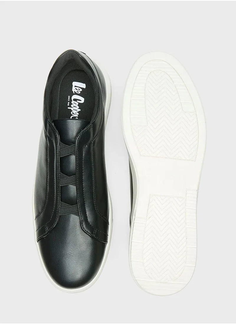 لي كوبر Lace Up Low Top Sneakers